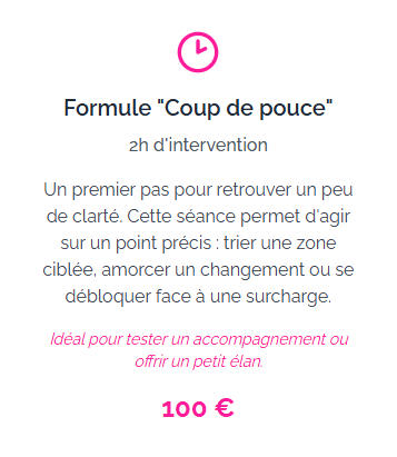 Untitled Formule "coup de pouce" 2h