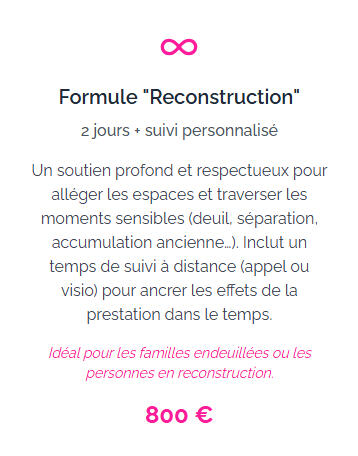 Untitled Formule "reconstruction" 2 jours + suivi personnalisé