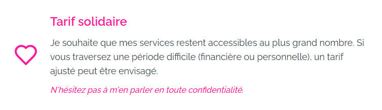 Untitled Tarif Solidaire